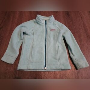 Columbia Soft Aqua Fleece Jacket 3T